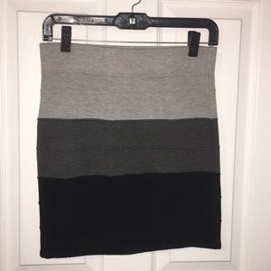 Multi Color Mini Skirt